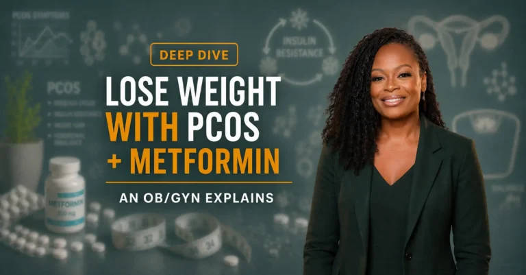 Doctor P explaining how metformin can help manage insulin resistance and support weight loss in PCOS contexts
