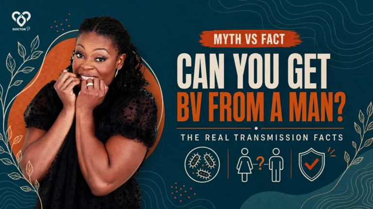 Doctor P biting her nails, cover image for the deep dive on whether you can get bacterial vaginosis from a man