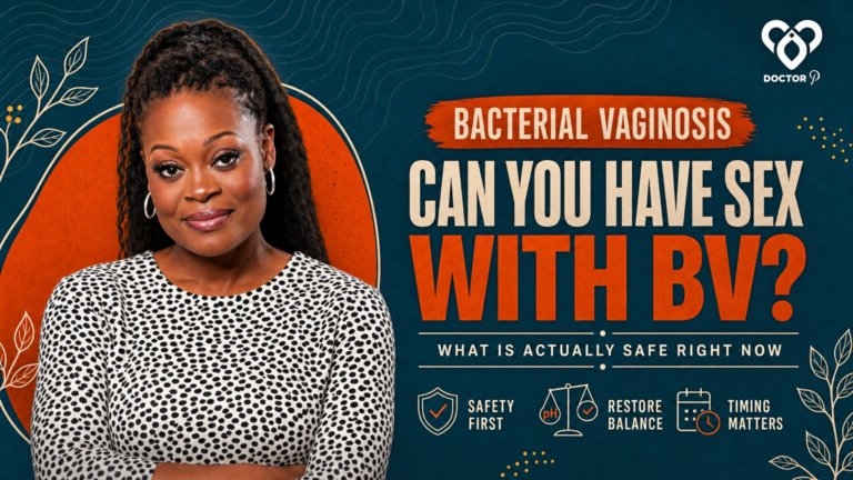 Doctor P looking directly at the camera, cover image for the deep dive on whether it's safe to have sex if you have bacterial vaginosis.